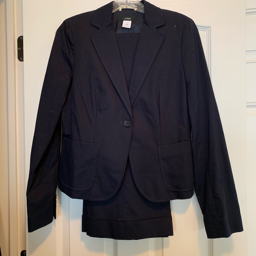 J.Crew Navy Pant Suit